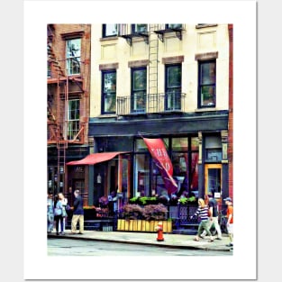 Manhattan NY - Restaurant in Chelsea Posters and Art